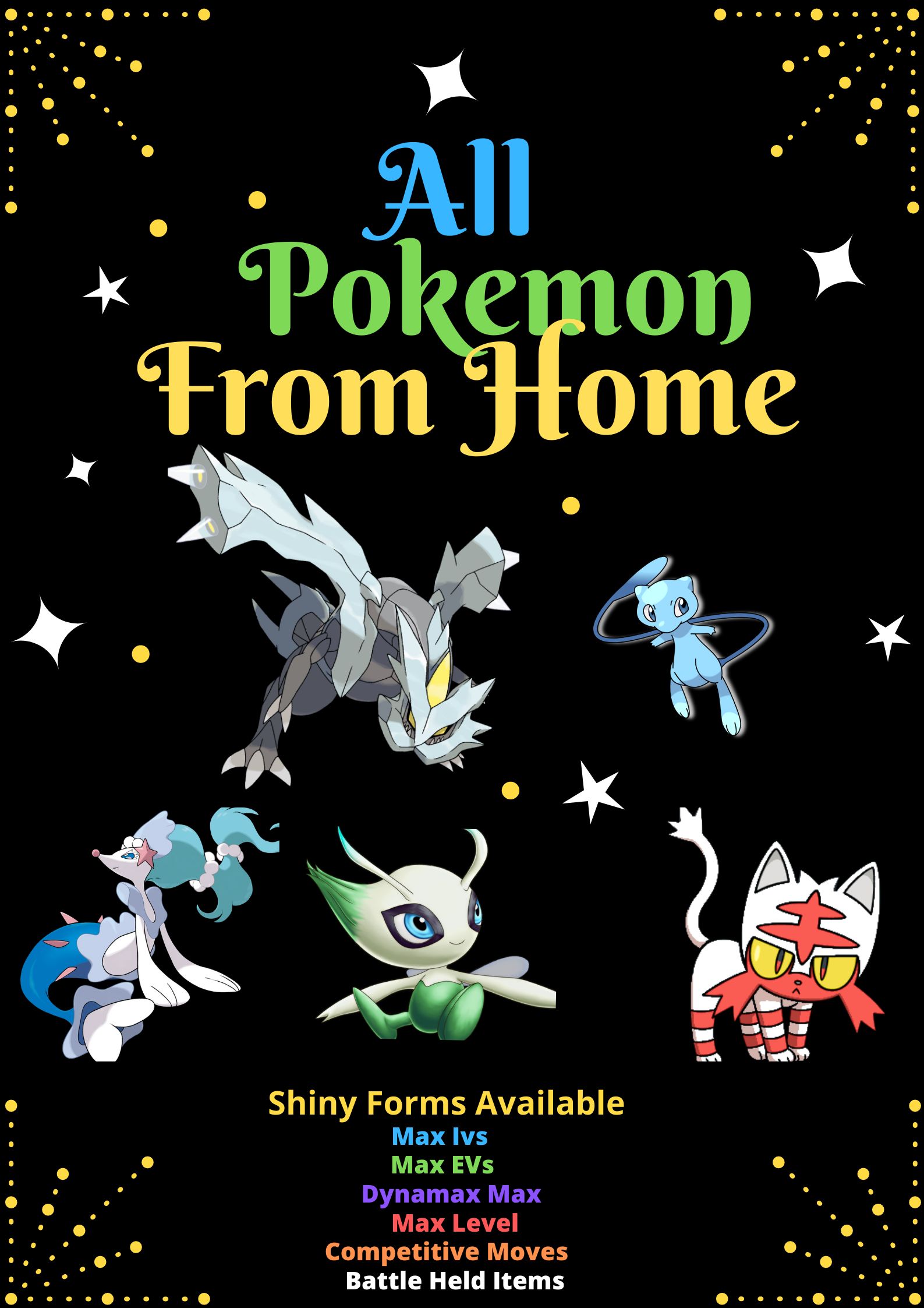 Selling Gen1 7 Shiny Living Dex Straight To Your Pokemon Home Plus Extras 9 Pokemon Epicnpc Marketplace