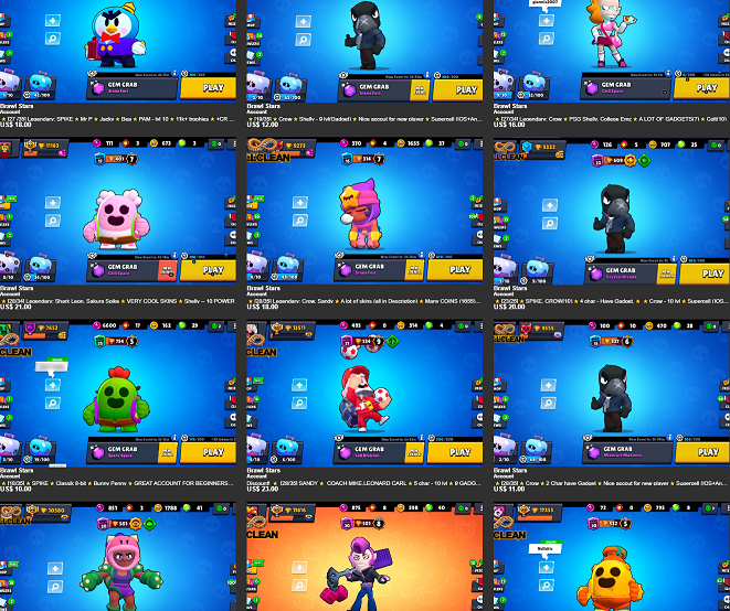 Cheap And Good Brawl Stars Accounts From As Low As Us 10 Epicnpc Marketplace - cow brawl stars