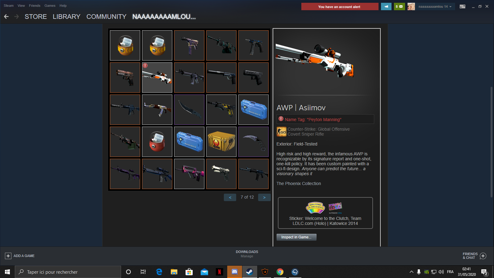 Selling - Trade Banned Cs Go Acc With 1500$skins(3knifes3ak3awp ...