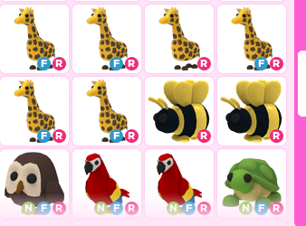 Selling Roblox Adopt Me Pets Page 2 Epicnpc Marketplace - roblox giraffe adopt me