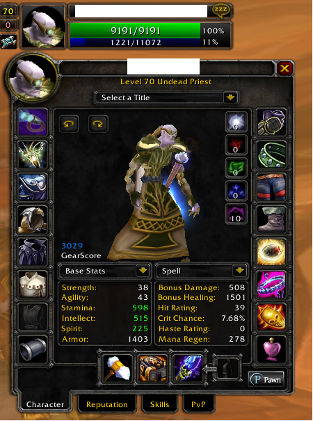 Selling Endless Tbc Undead Priest Disci Pvp Holy Pve 100 Epicnpc Marketplace