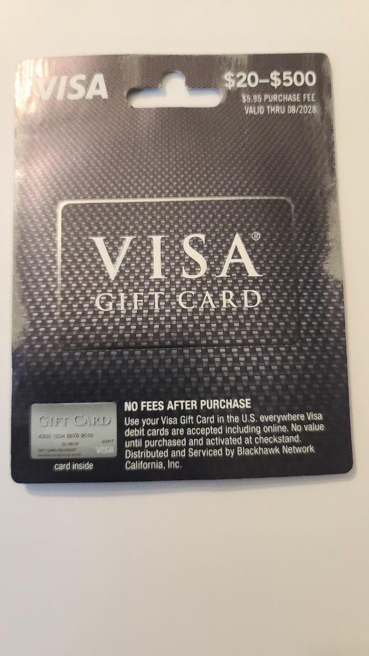 Visa Gift Card With Balance 500 Exchange With Btc Epicnpc Marketplace