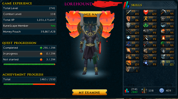 SOLD - Max RS3 account for sale Lv138 (original owner) | EpicNPC ...