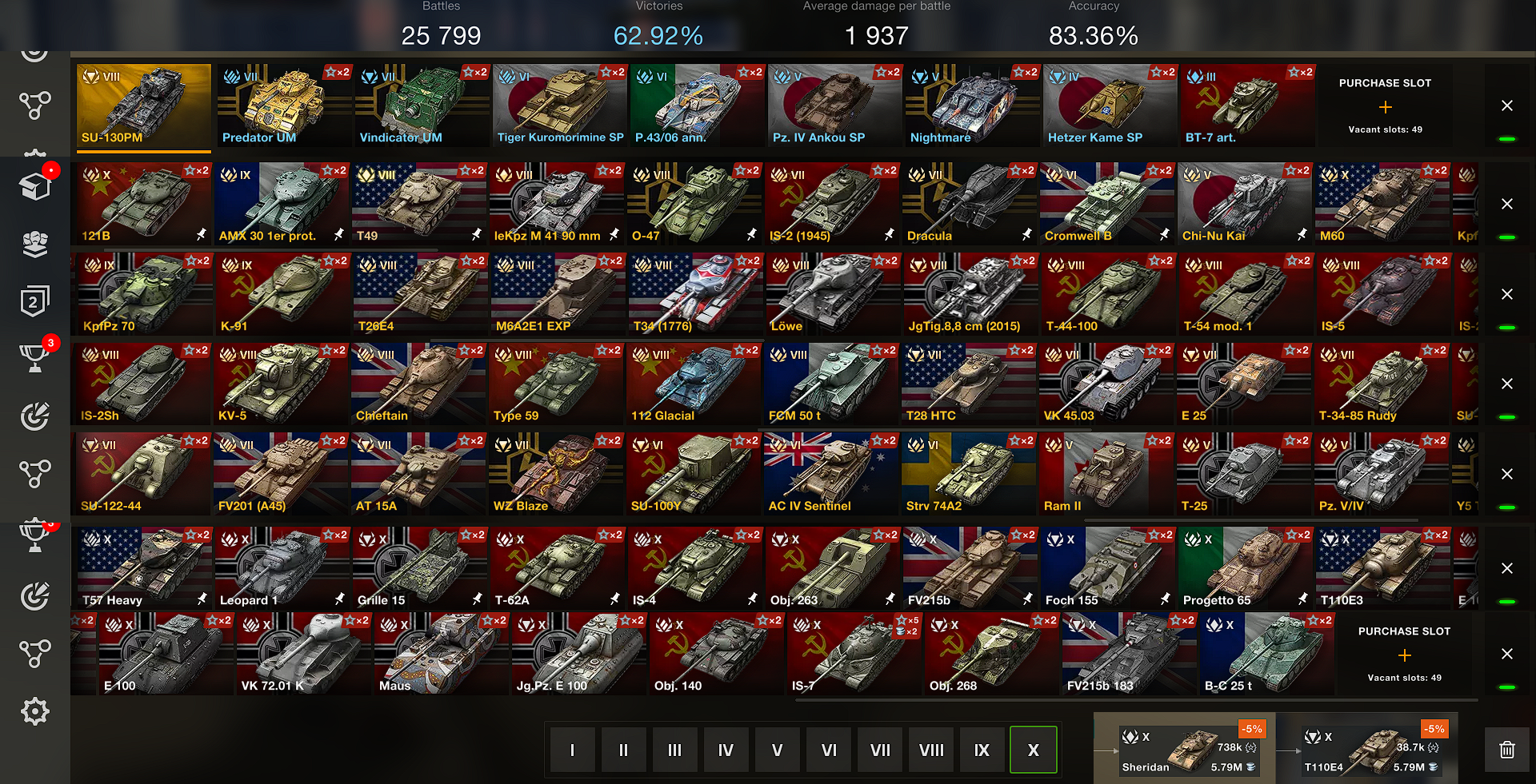 Selling Wotb Asia 170 Super Unicum Wn8 3000 25k Battle Wr 63 121b M60 Epicnpc Marketplace