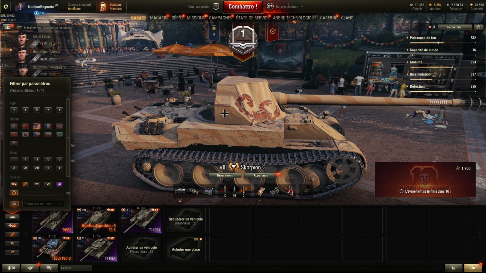 Selling World Of Tanks Huge Account Chieftein Obj 907 279e 260 Vk72 Etc Epicnpc Marketplace