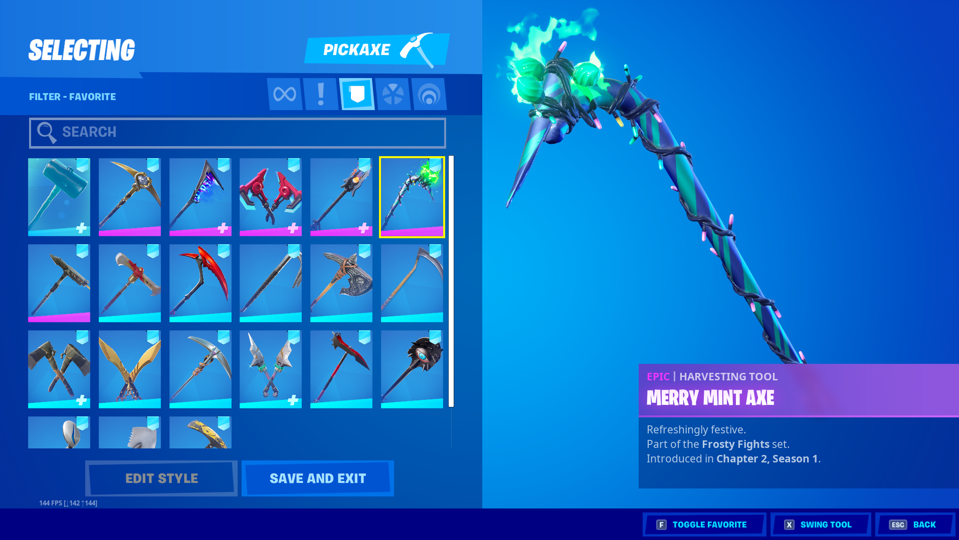 Fortnite Minty Pickaxe Account For Sale