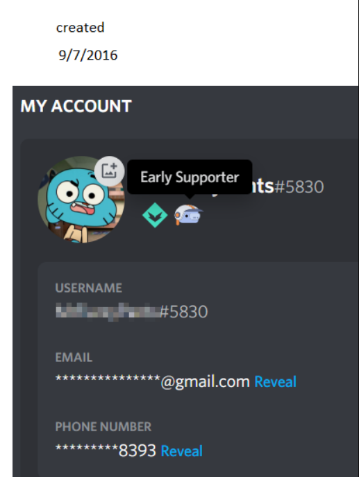 SOLD - 2016 Early Supporter with HypeSquad badge | EpicNPC Marketplace