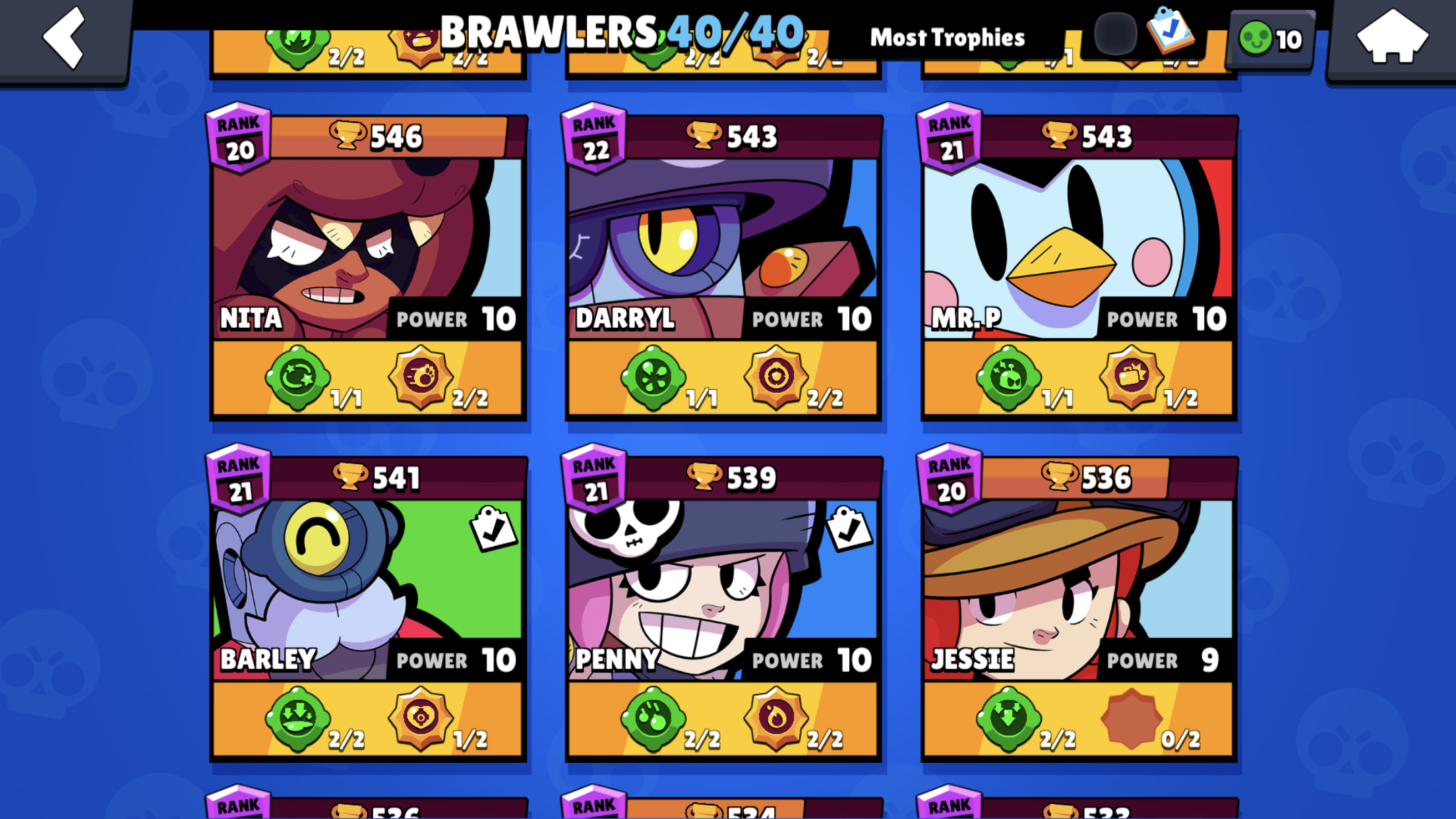 Selling Nearly Maxed Brawl Stars With Skins 40 40 Brawlers All Are Level 9 Epicnpc Marketplace - brawl stars brawler level