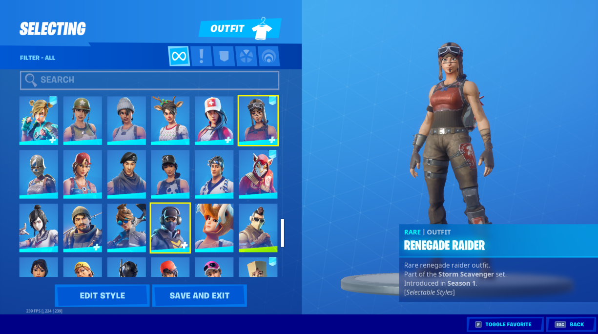 Renegade Raider Raiders Revenge Og Stacked Account Full Access Epicnpc Marketplace