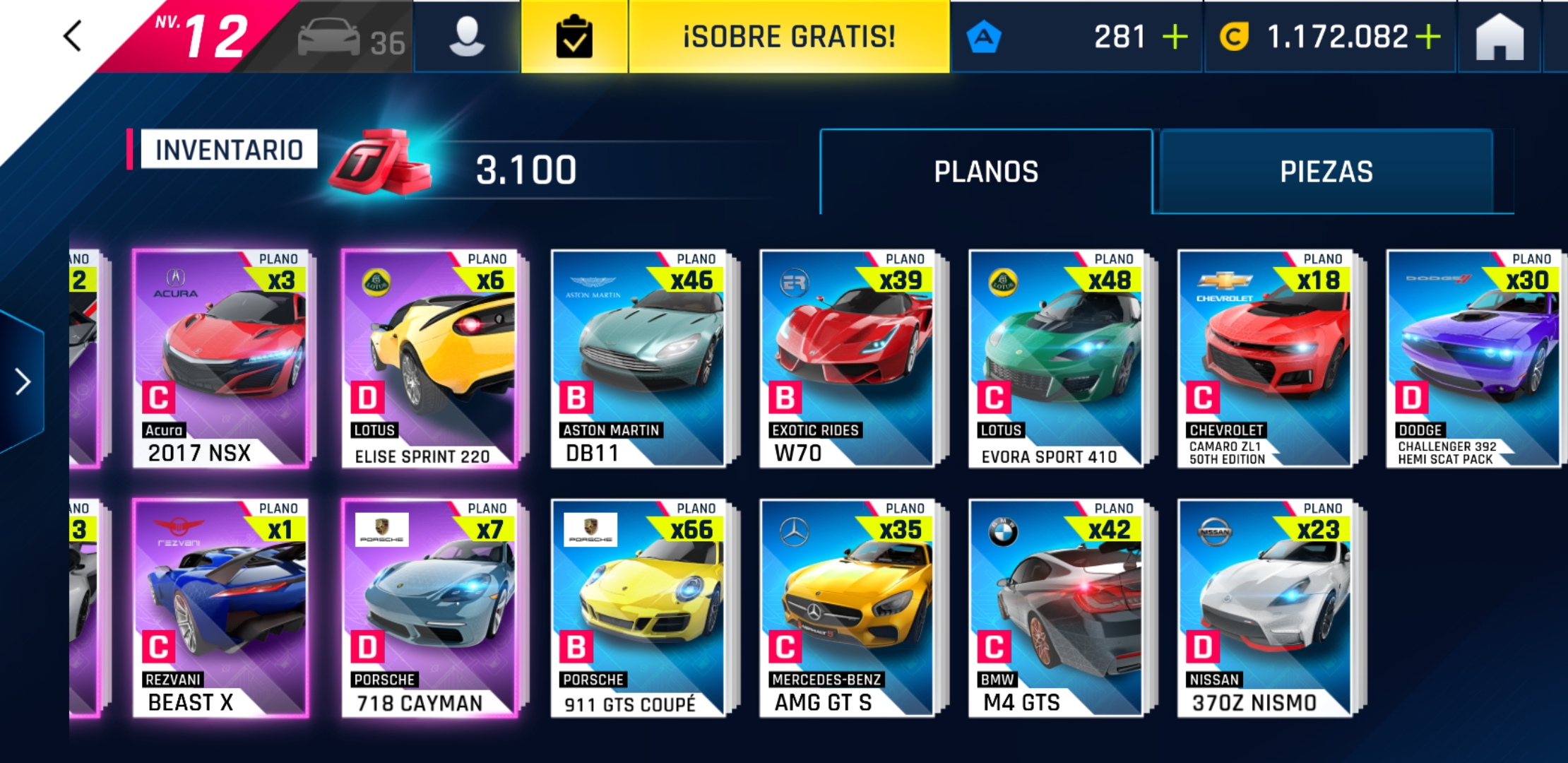 Asphalt 9 account | EpicNPC Marketplace