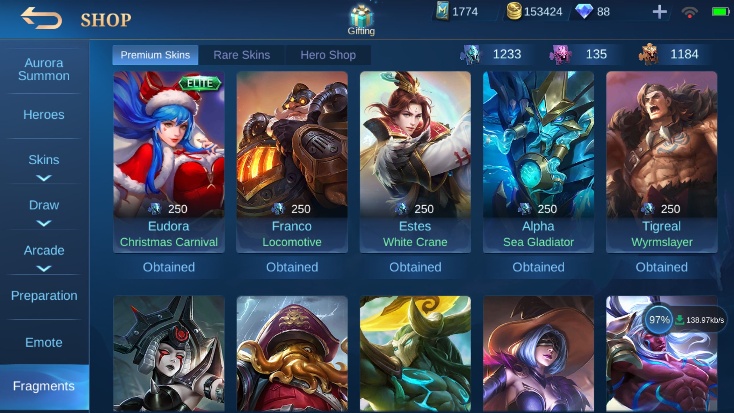 Selling - Mobile Legends Premium Account for Sale - Cheap and