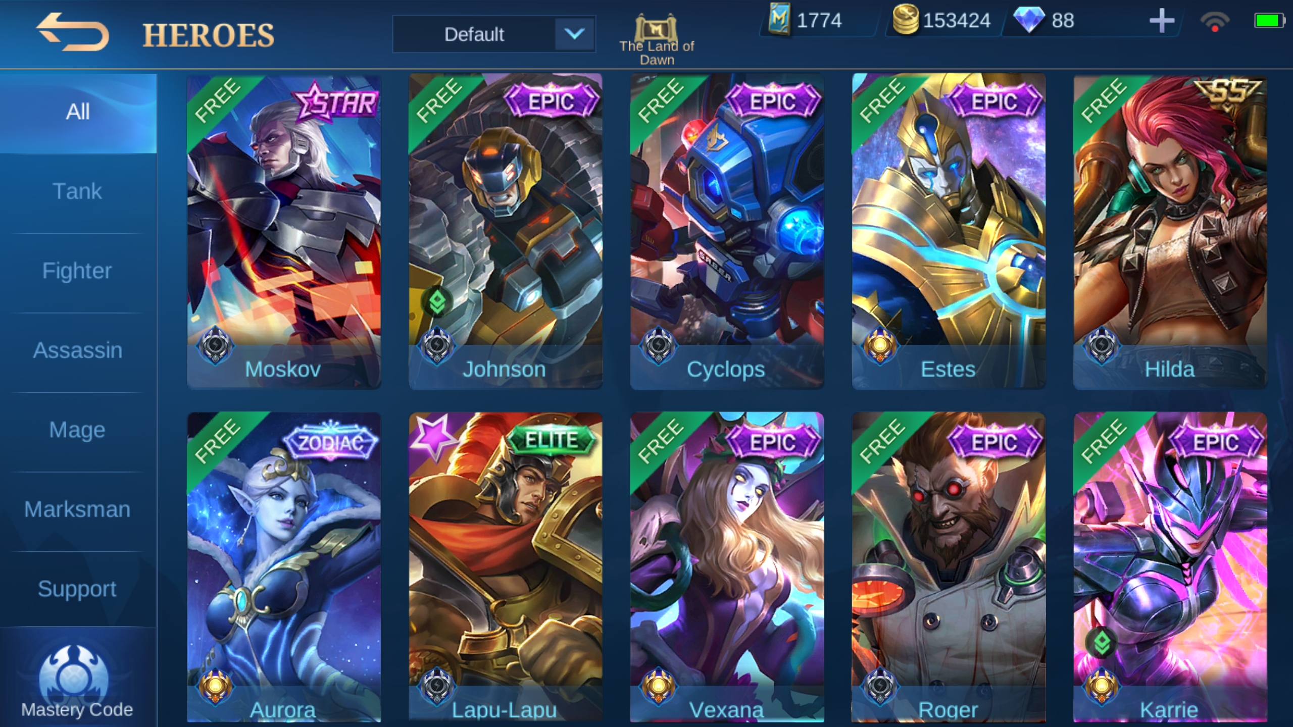 Selling - Mobile Legends Premium Account for Sale - Cheap and
