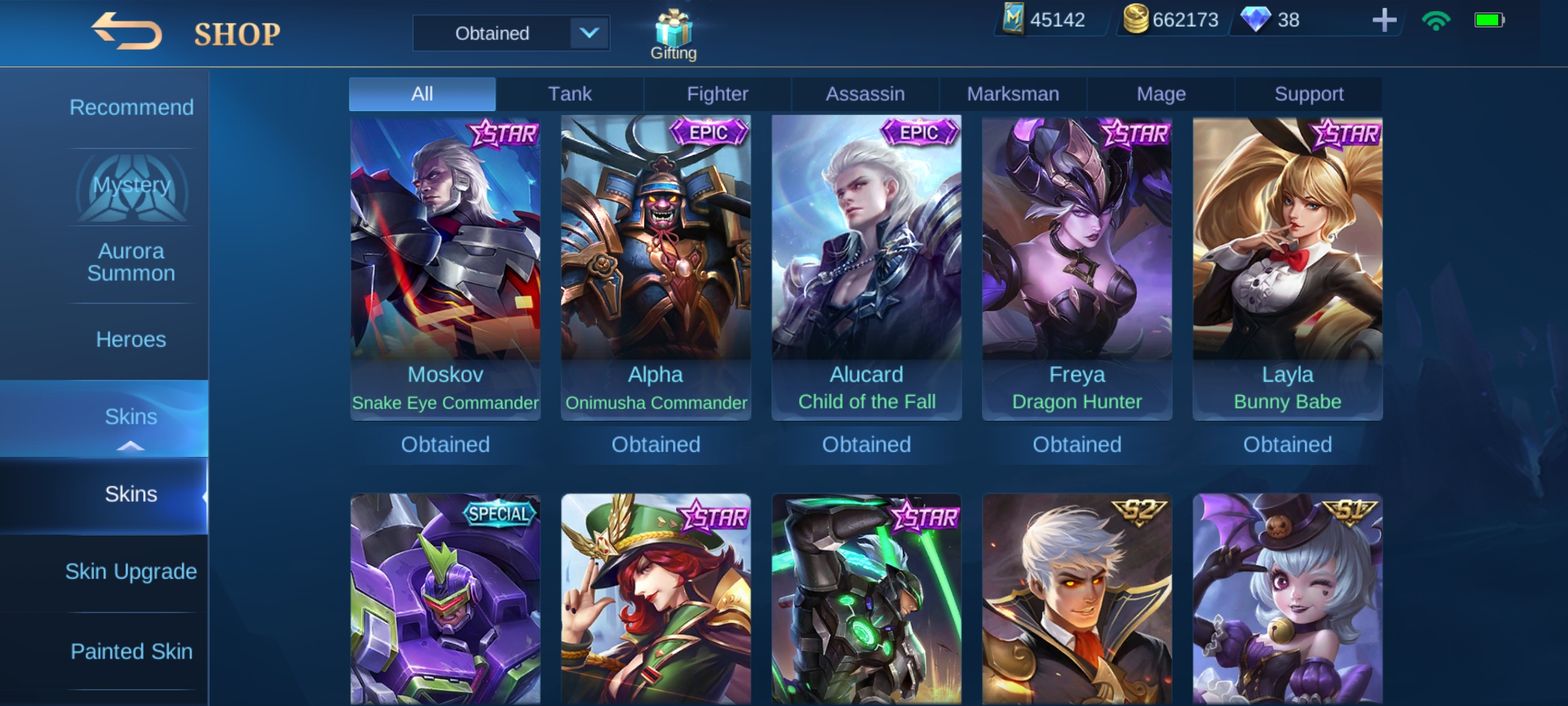 SOLD - Whale account with 5 legend and many good skin $550 | EpicNPC