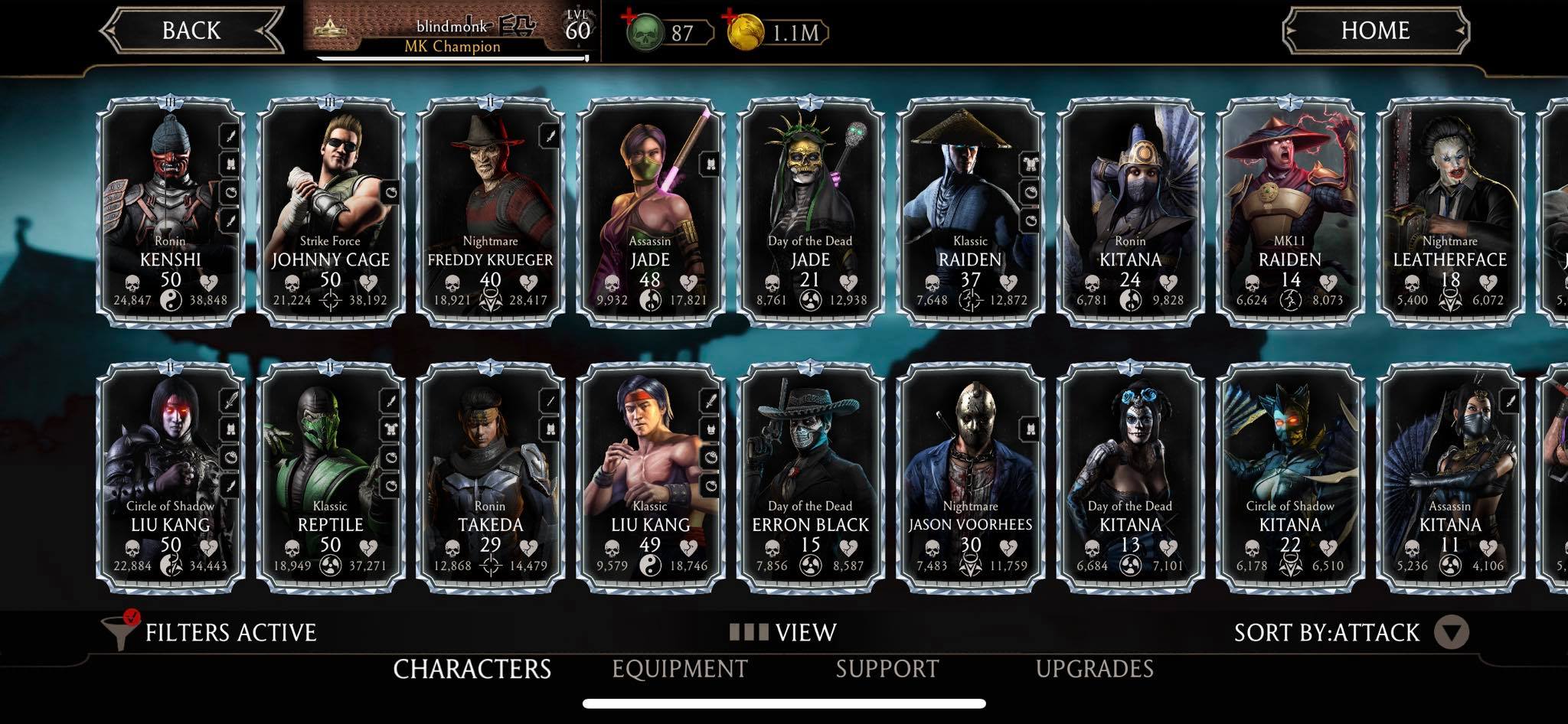 Mortal kombat mobile лучшие отряды