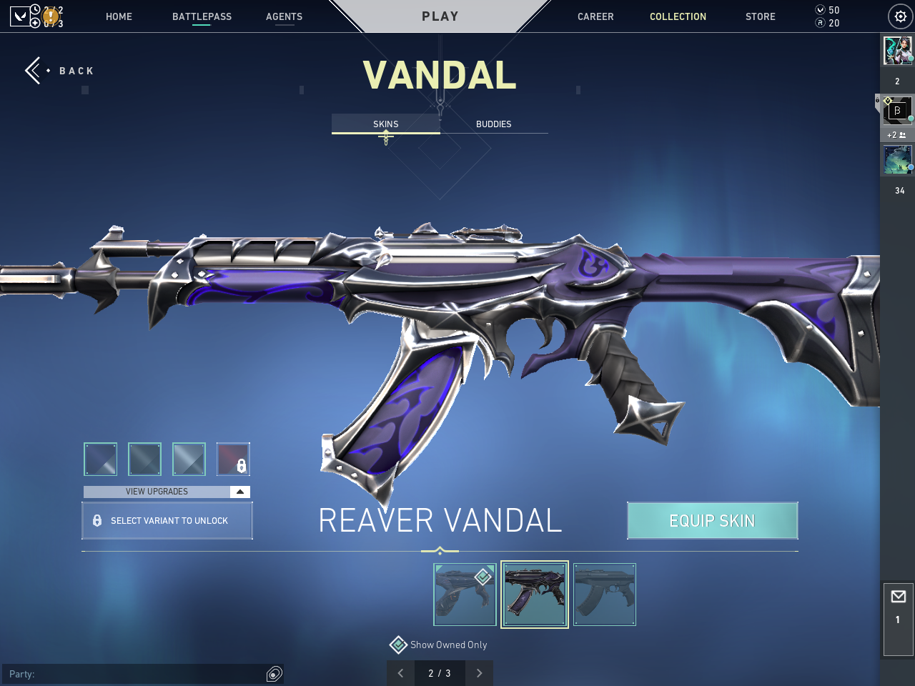 35€ Region eu ElderFlame - Reaver vandal | EpicNPC Marketplace