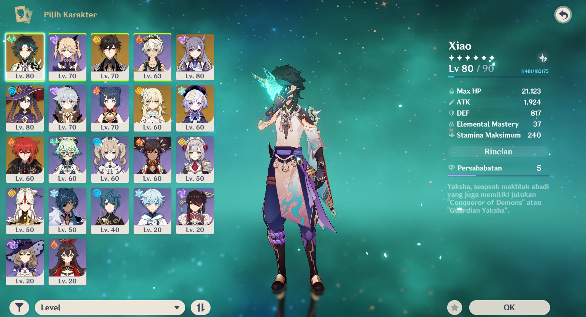 Selling Genshin Acc Multiple 5 Star Epicnpc Marketplace 2338