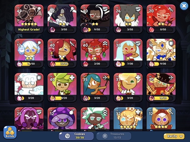 Selling - Nearly high-cookie run kingdom account 180Kpower include rare ...