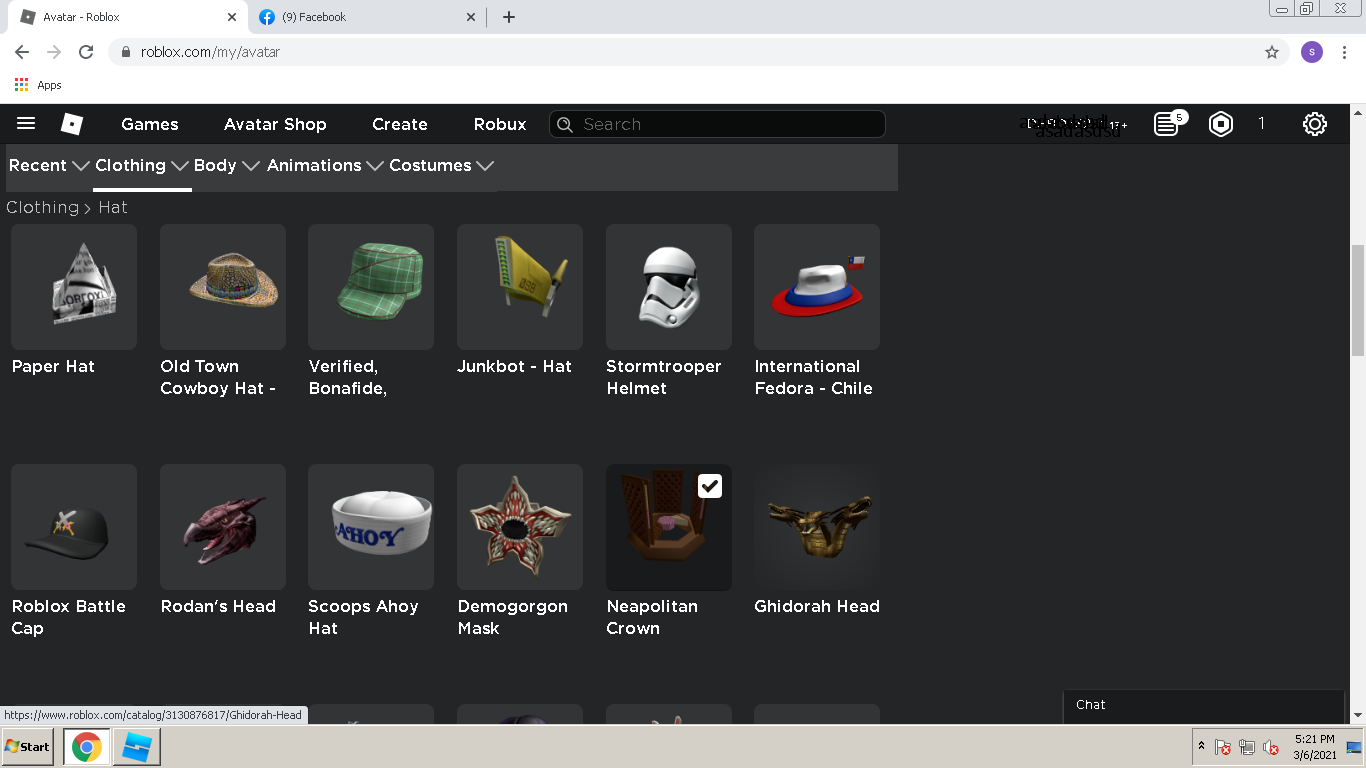 Selling Selling This Roblox Account Epicnpc Marketplace - how to get ghidorah head in roblox 2021