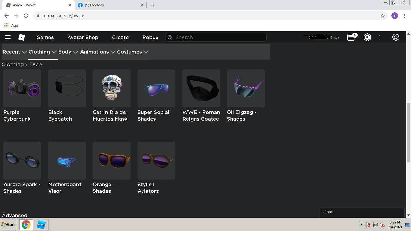 Selling Selling This Roblox Account Epicnpc Marketplace - white eyepatch roblox