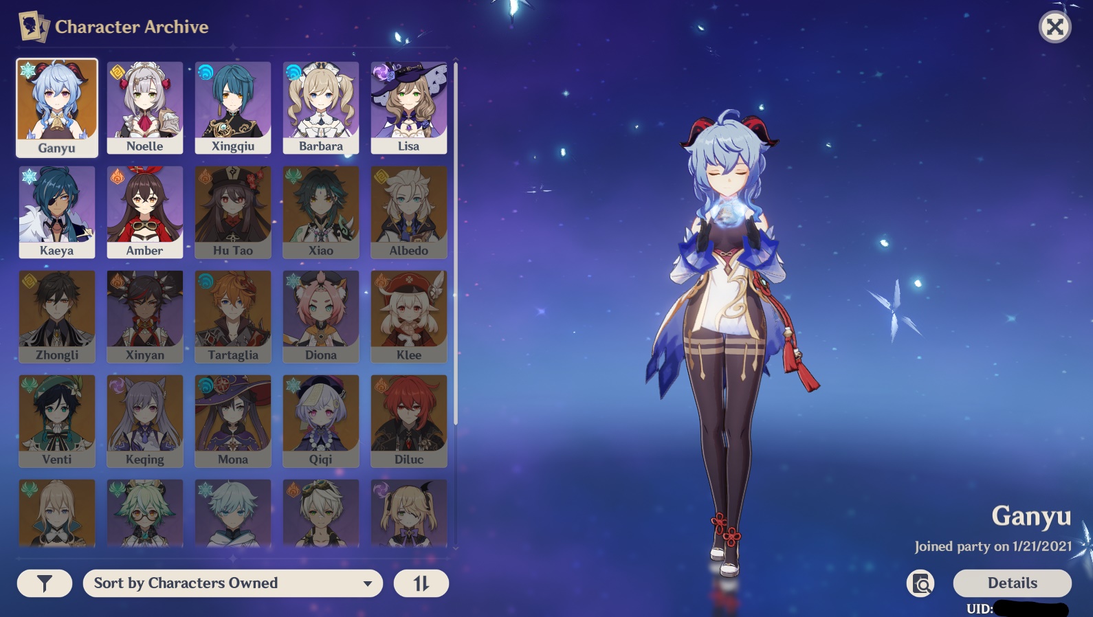 SOLD - [NA] Early game Ganyu account LF: Offers | EpicNPC Marketplace