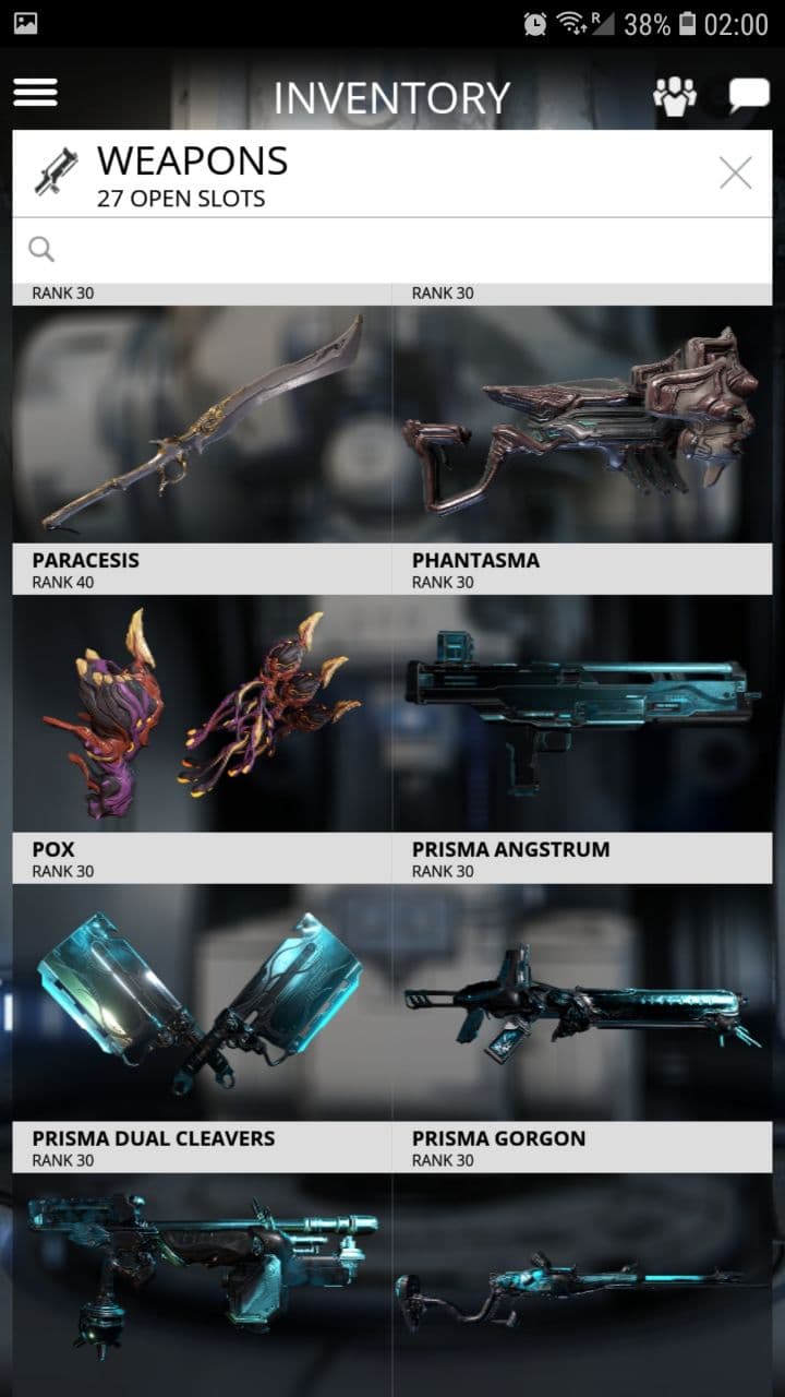 Wts Mr24 Warframe Account No Plat Lots Of Frames And Weapons 80 Usd Epicnpc Marketplace