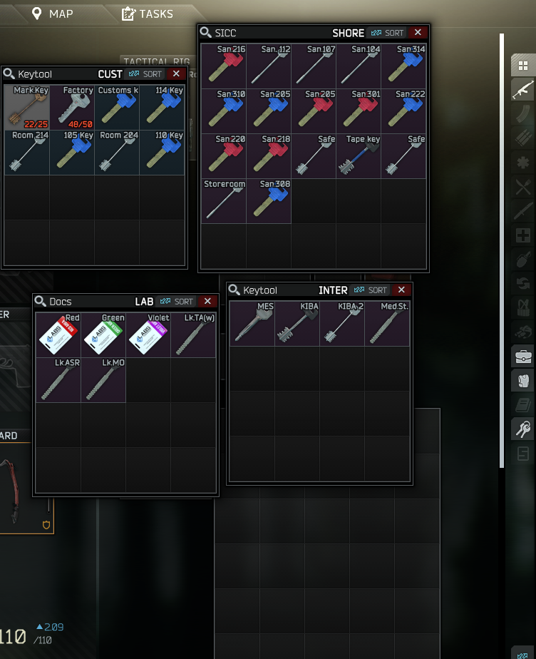 SOLD - Eft EOD - kappa - red/green/violet - 52LVL - max hideout - 12.9 ...