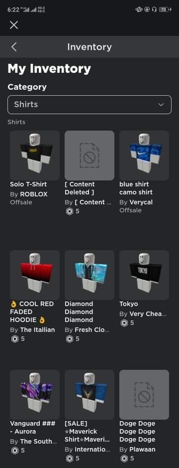 Sold Roblox Account Rich In Games Check The Screenshots No Pin Rush Sale Epicnpc Marketplace - maverick shirt in roblox