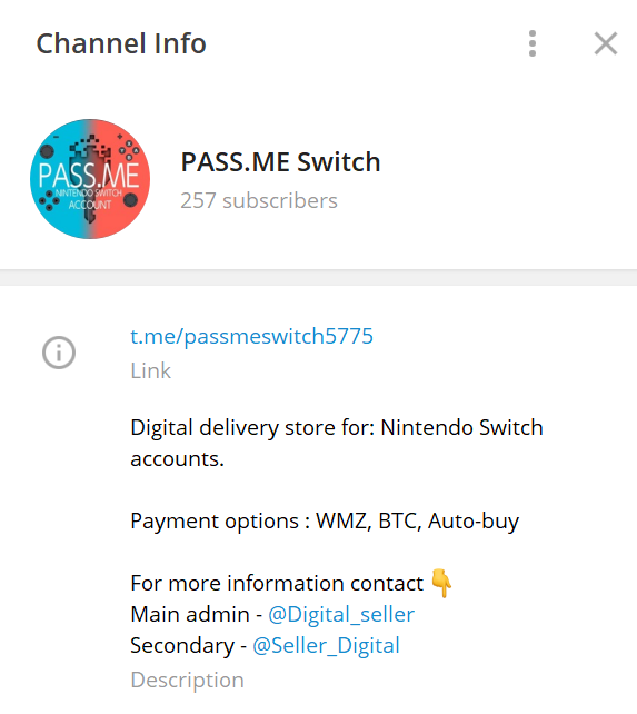 Sell best sale nintendo account