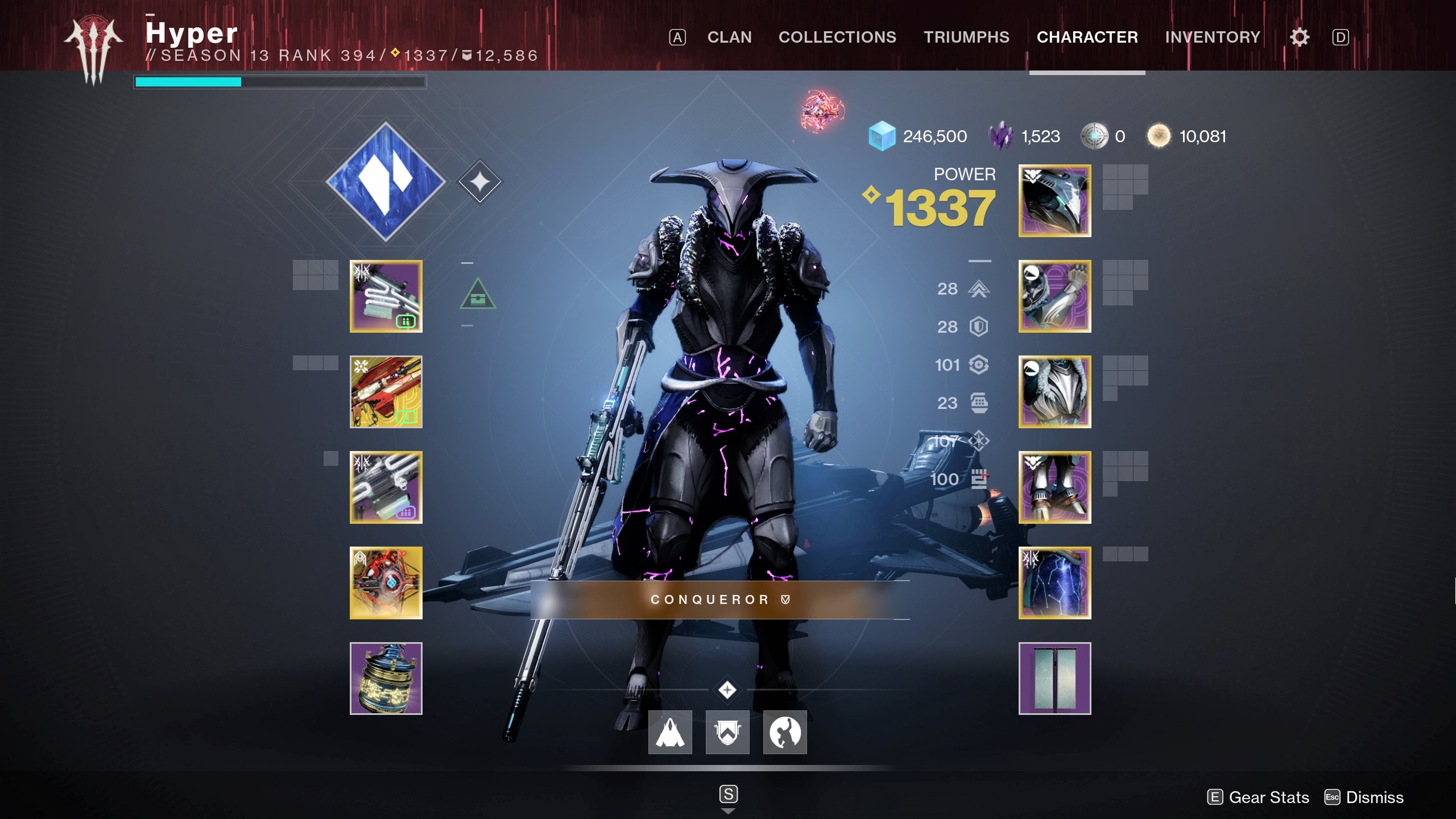 SOLD - HIGH END D2 Account | All exotics in the game | 1337 x3 | x3 100 ...