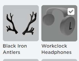 Trading Selling An Account With Workclock Headphones Black Iron Antlers Epicnpc Marketplace - how to get black iron antlers roblox