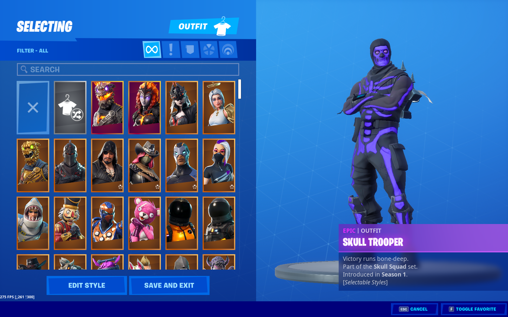 Selling - Selling Rare fortnite account with +480 Skins ( og skull ...