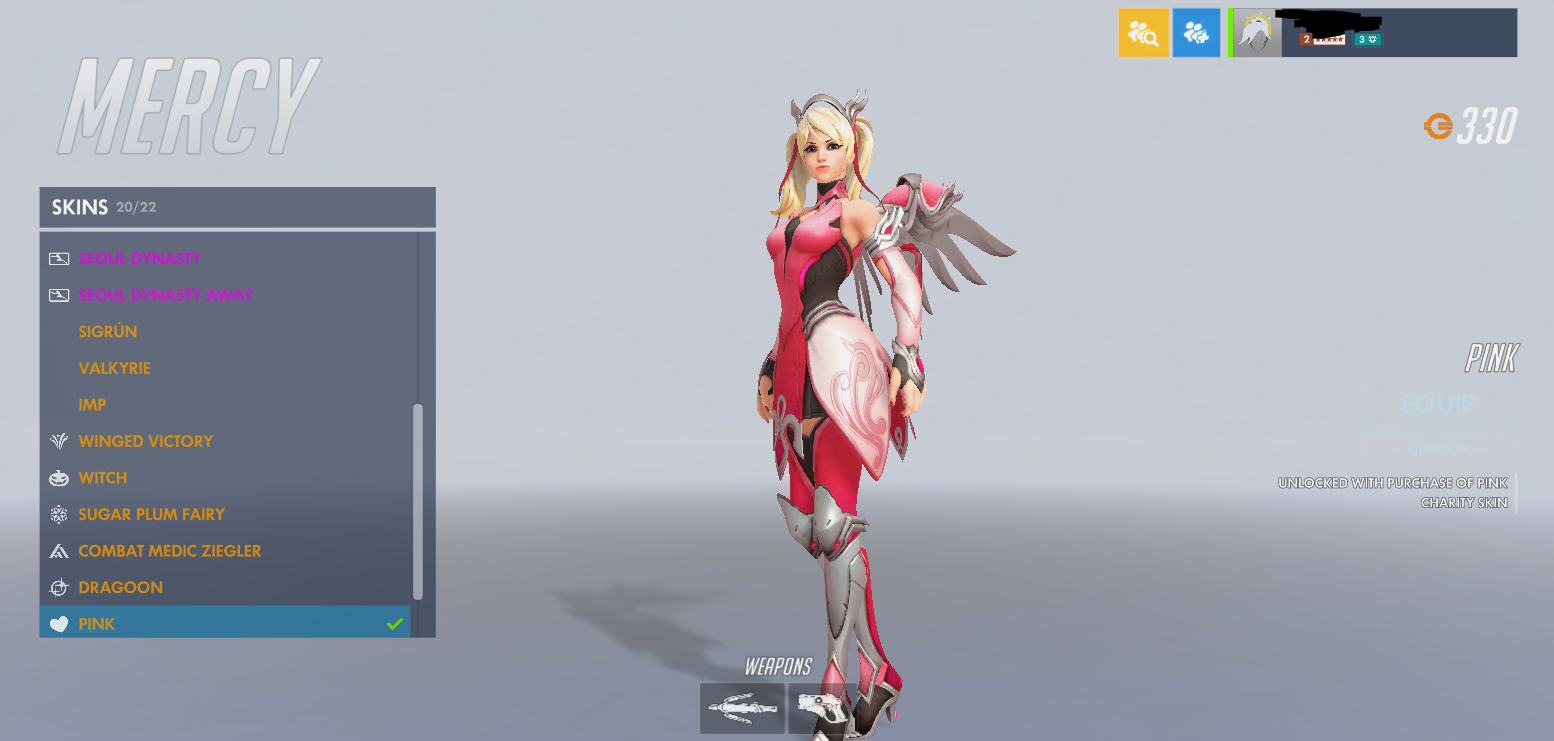 Selling Pink Mercy Kerrigan Widowmaker Echo Owl Skin Pc Epicnpc Marketplace