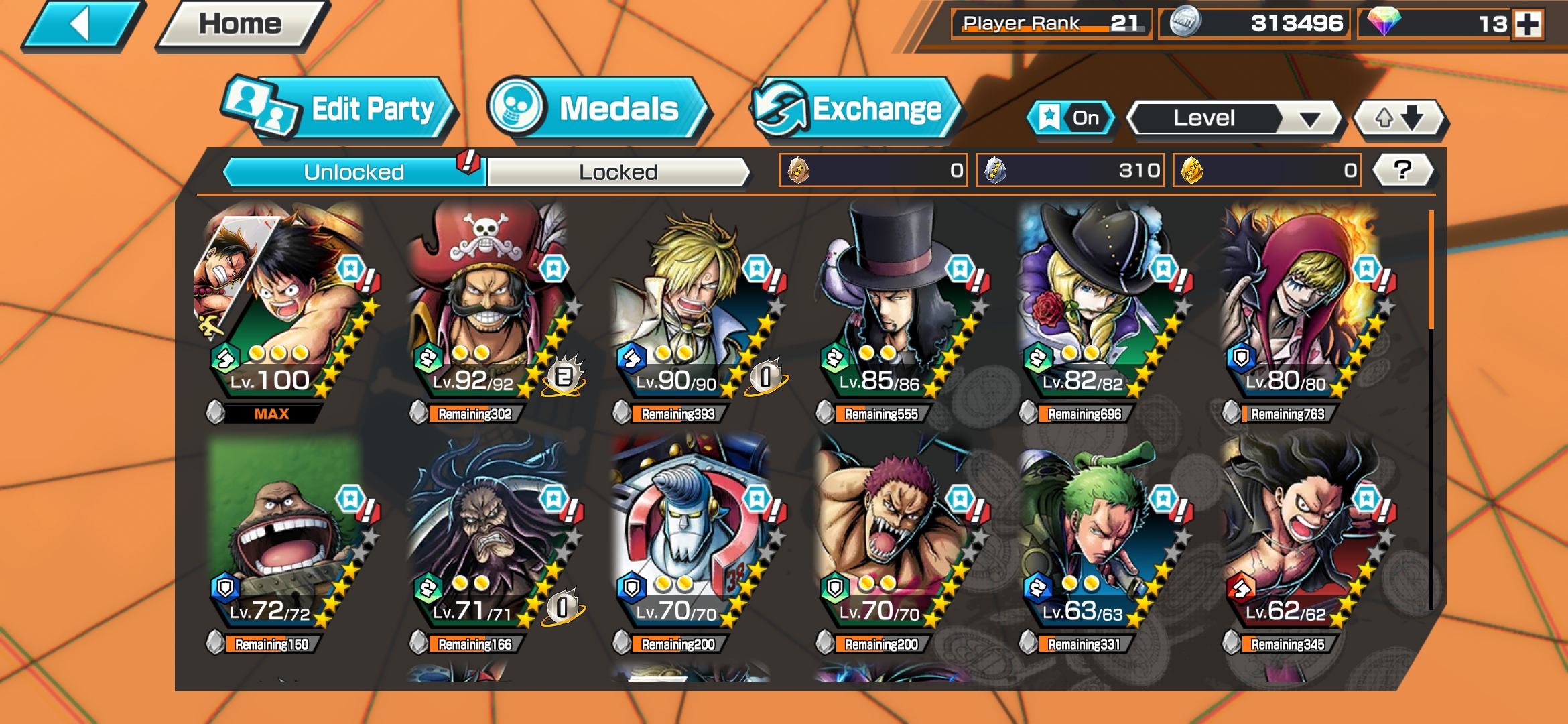 Opbr Gol D Roger Lvl 92 Sanji 90 Kaido Etc For A Good 30 Paypal Epicnpc Marketplace