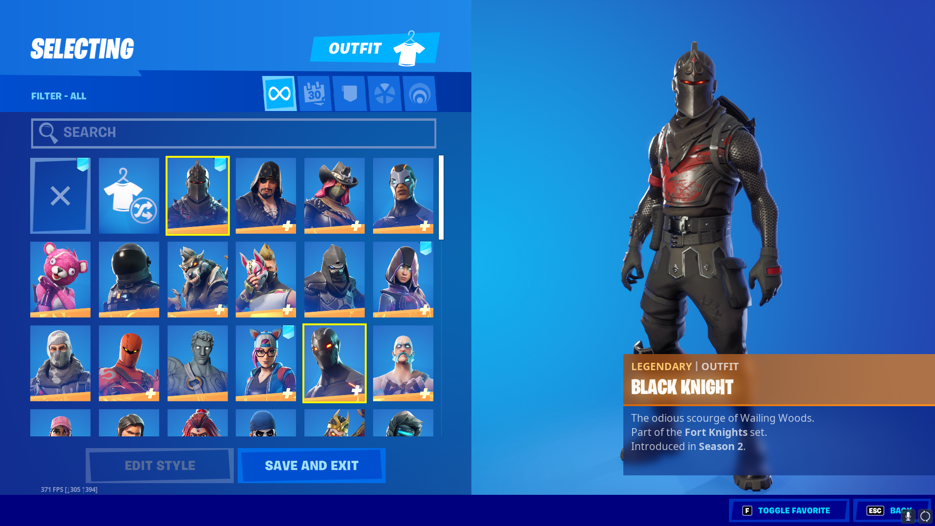 OG Fortnite Account with Black Knight and Other OG Skins | EpicNPC ...