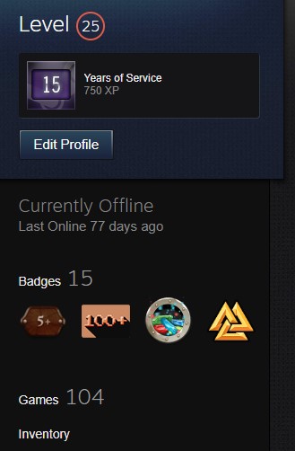 Selling Account Level 25 6 Digit 15 Year Badge 90 Games Worth 1695 Epicnpc Marketplace