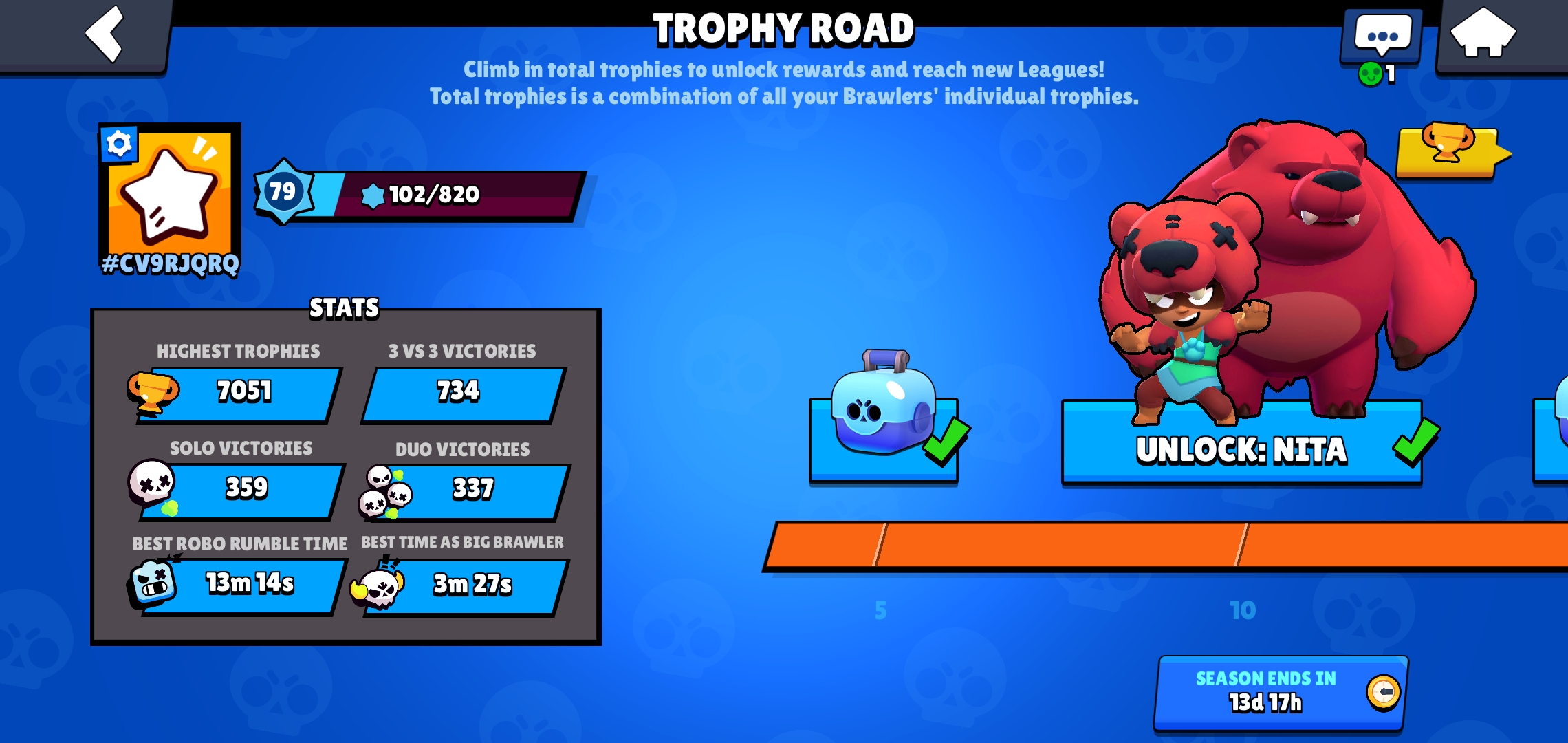 Selling Brawl Stars Account 20 24 With Crow 25 Max Throphy 7000 Lvl 79 Epicnpc Marketplace - total power points brawl star