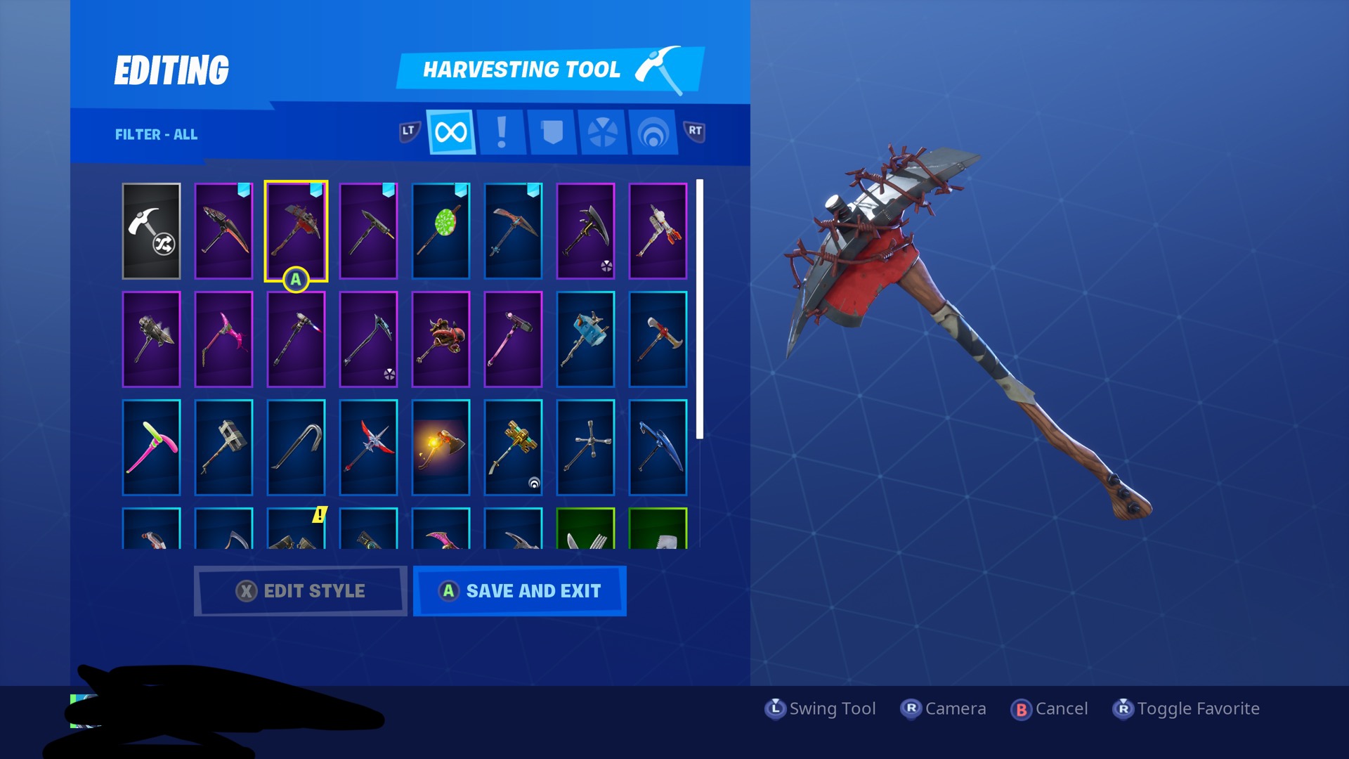 Renegade raider pickaxe name