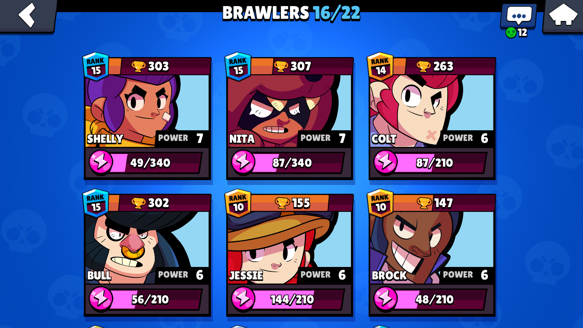 Selling Brawl Star Account Whit 3k Trophies 16 22 Brawlers Name Change Frank Piper Epicnpc Marketplace - brawl stars frank brawler