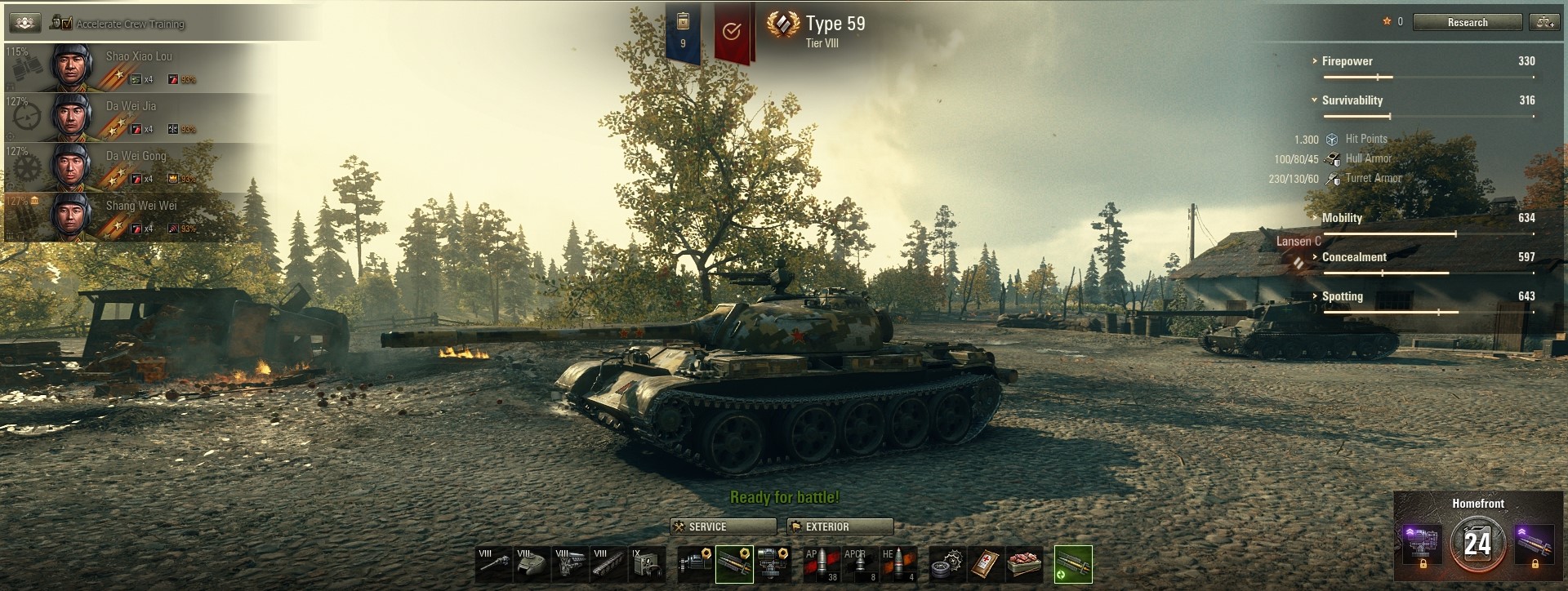 World Of Tanks Account With Type 59 Obj 907 T95 Fv41 Chiftain Epicnpc Marketplace