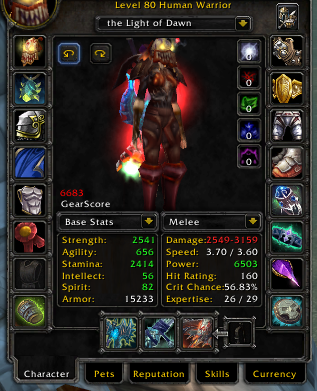 Fury Warrior Best In Slot