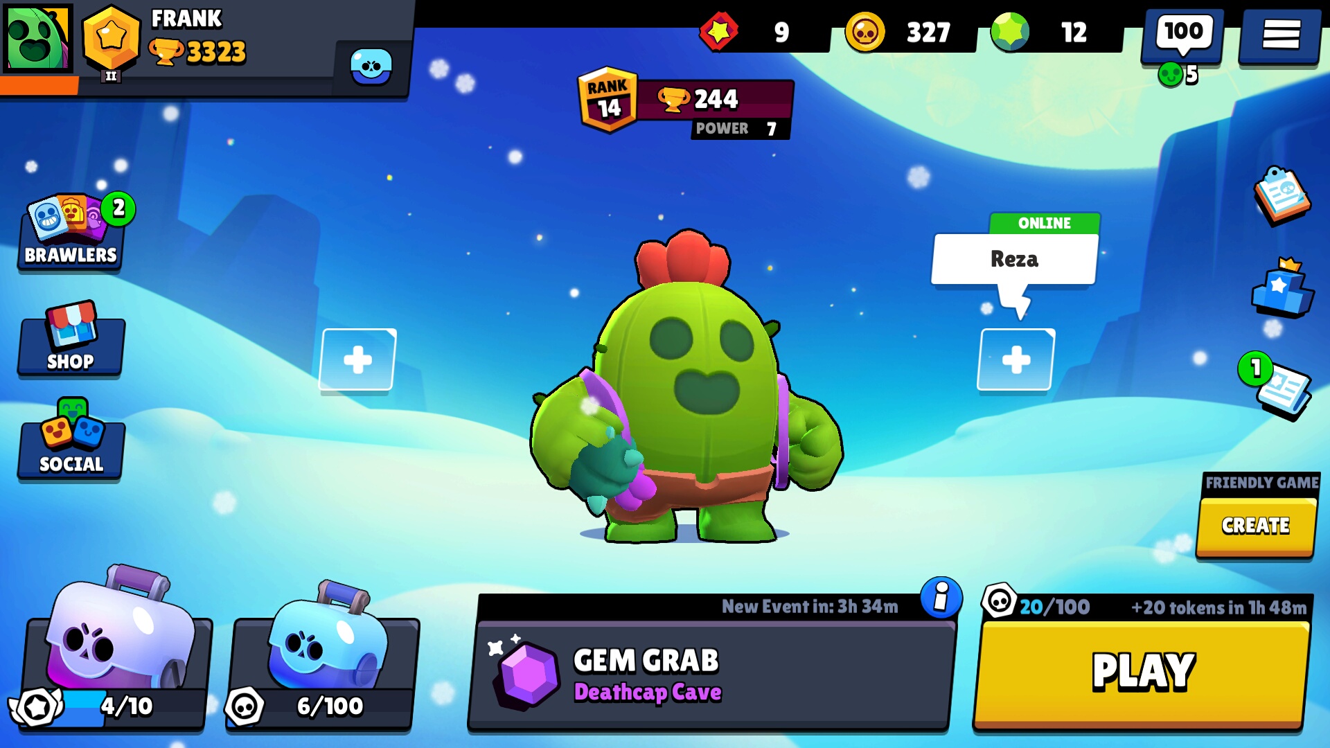 Brawl Stars Level 58 Tropies 3364 16 22 Card Spike Android Ios Epicnpc Marketplace - brawl stars ip supercell