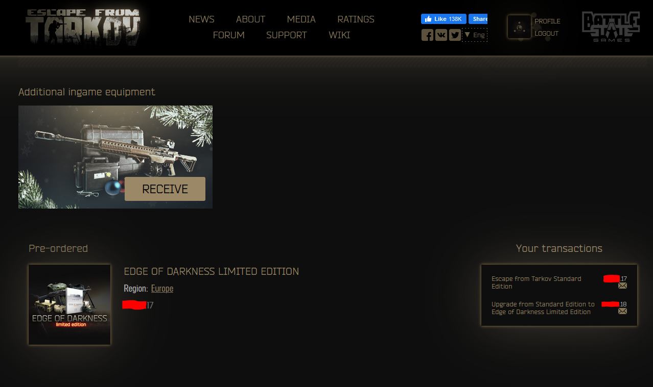 Selling Eft Eod Eu Account Epicnpc Marketplace