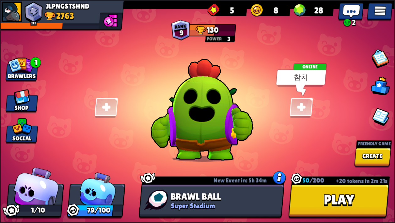 Brawl Stars Starter With 2 Legends Spike Crow 70 Negotiable Epicnpc Marketplace - legendary spike brawl stars