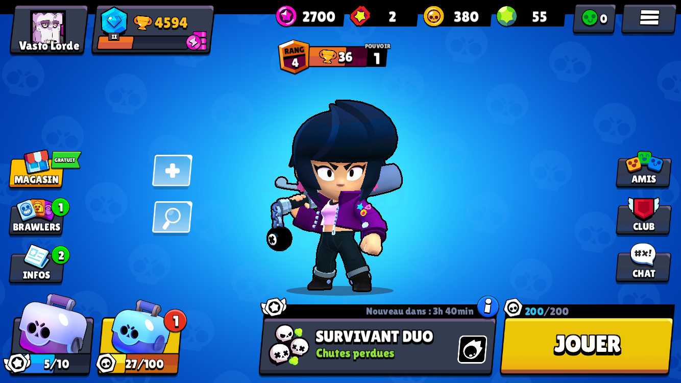 Selling Brawl Stars Account 4600 Characters 24 32 55gems And 2700 Points Stars Epicnpc Marketplace - joeur brawl star png