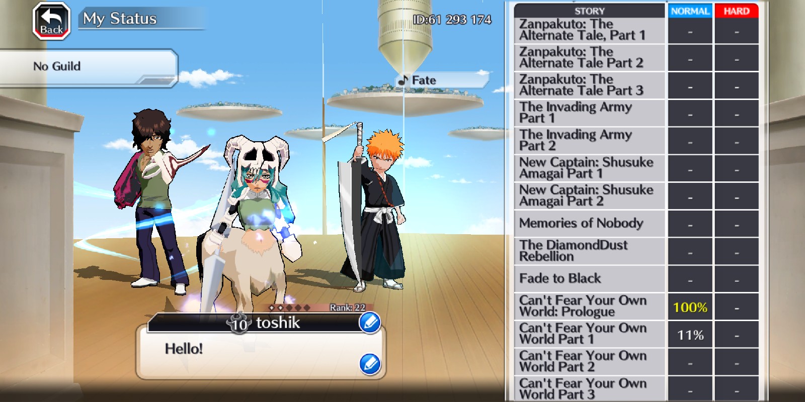 Selling Bleach Brave Souls Account Epicnpc Marketplace