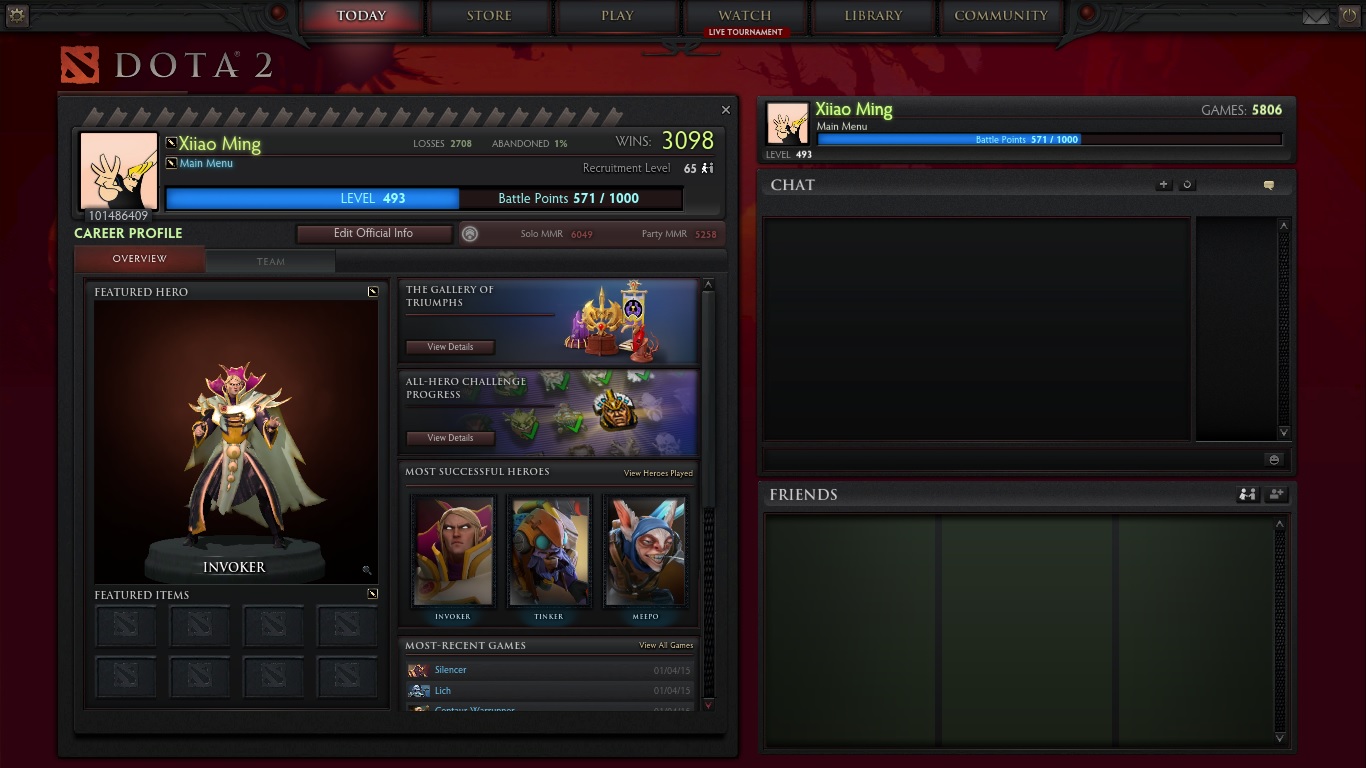 Sold 6049 Mmr Dota 2 Leaderboard Account Epicnpc Marketplace