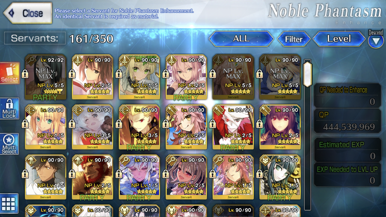 Selling Wts Fgo Na Whale Account 33 5 Star Servants 67 Np Epicnpc Marketplace